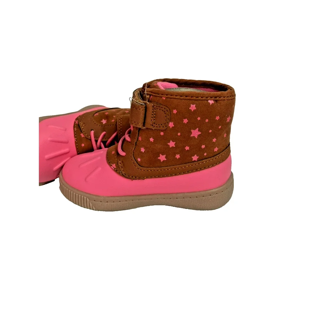 New Simple Joys Size 8 by Carters Alexis Boots-Pink-Outdoor Boot Girls